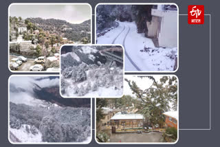 Snowfall in Mussoorie