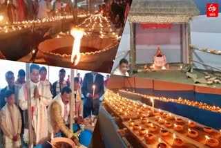 more than one lakh diyas lighting in jorhat