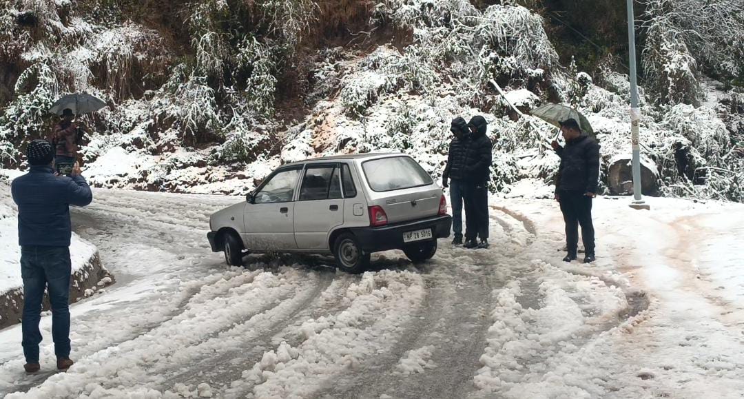 Snowfall In Dharamshala Himachal