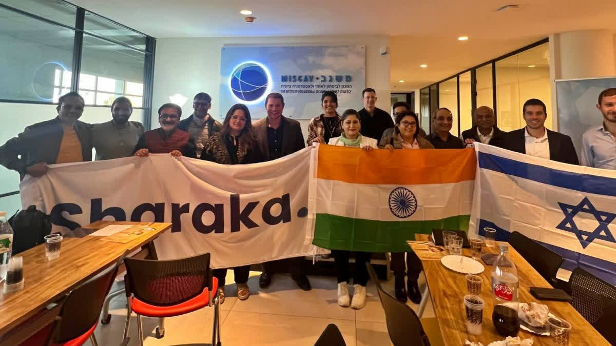 Non-governmental organisation Sharaka brought this week the first delegation of intellectuals, influencers, professionals, and academics from India to Israel under its flagship programme 'India-Israel Maitri Project' (IIMP) to promote awareness and understanding through Holocaust education and exposure to the Israeli society.