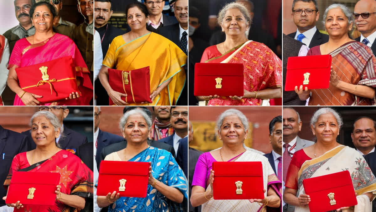 Union Budget 2025 From Briefcase To Bahi khata To Paperless FM Nirmala Sitharaman Carries Tablet In Red Pouch