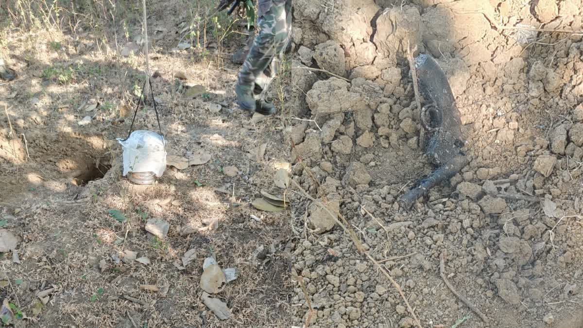 PALAMU POLICE RECOVERED LANDMINES