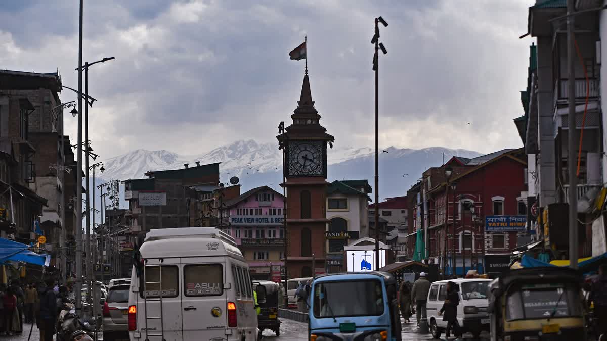 Representational picture: A view of iconic clock tower at city centre Lal Chowk in Srinagar, Jammu and Kashmir