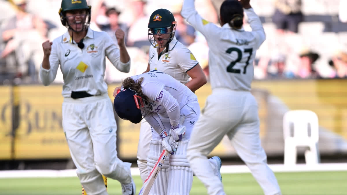 Australian women's cricket team secured a comprehensive victory over lacklustre England women in the one-off Test at the Melbourne Cricket Ground on Saturday.