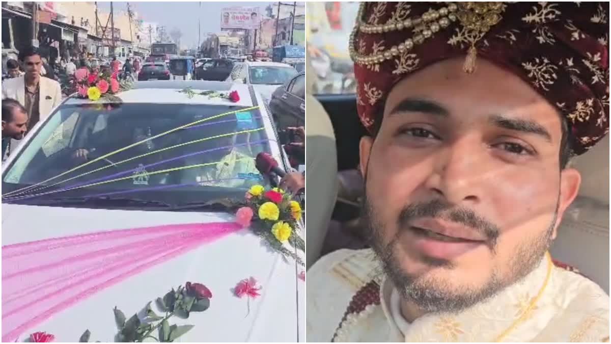 GROOM STUCK IN TRAFFIC JAM