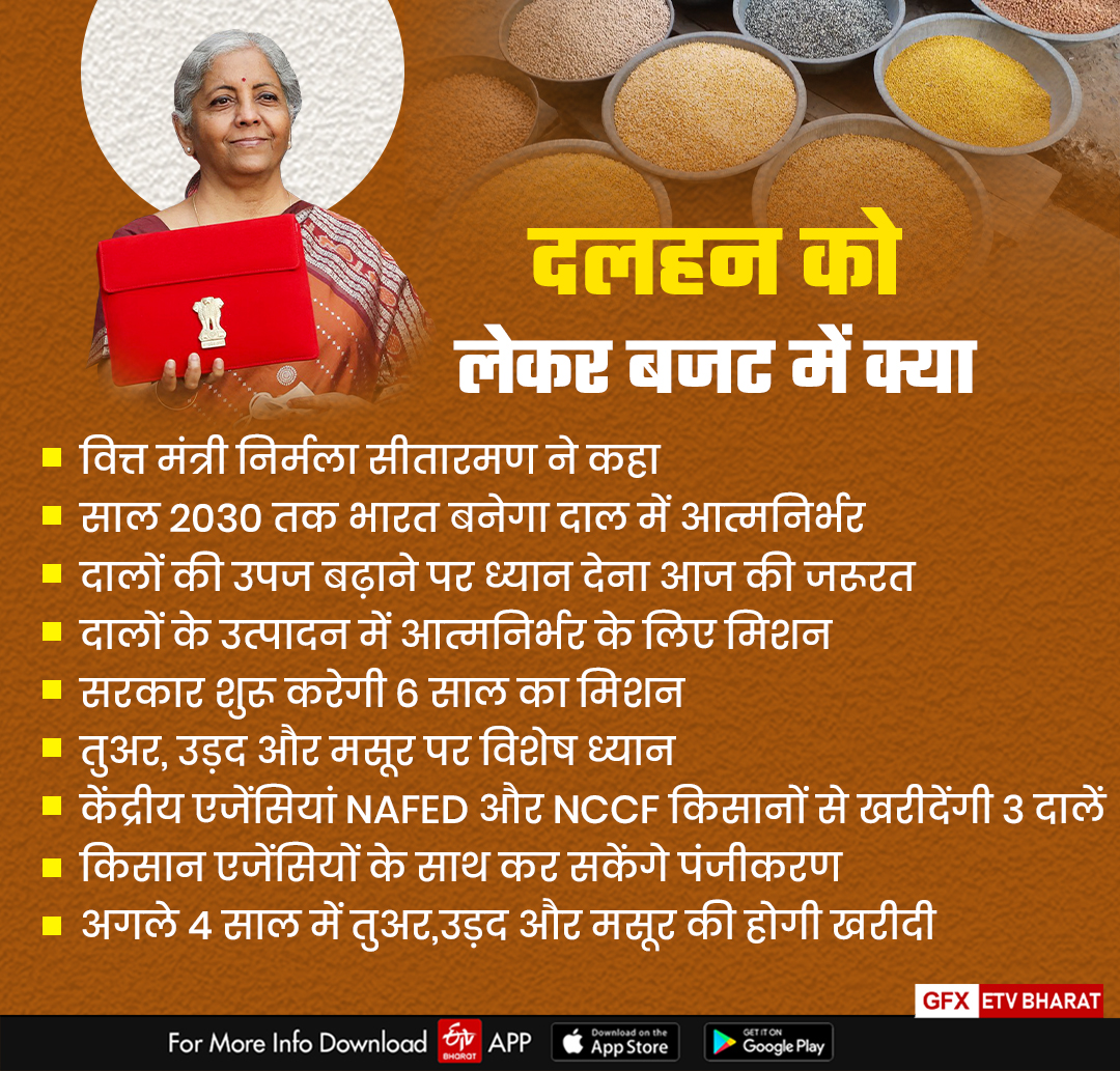 NIRMALA SITARAMAN FOCUS ON PULSES