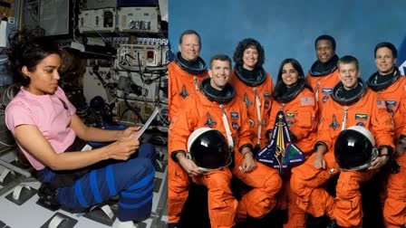 Kalpana Chawla's picture with her crew members