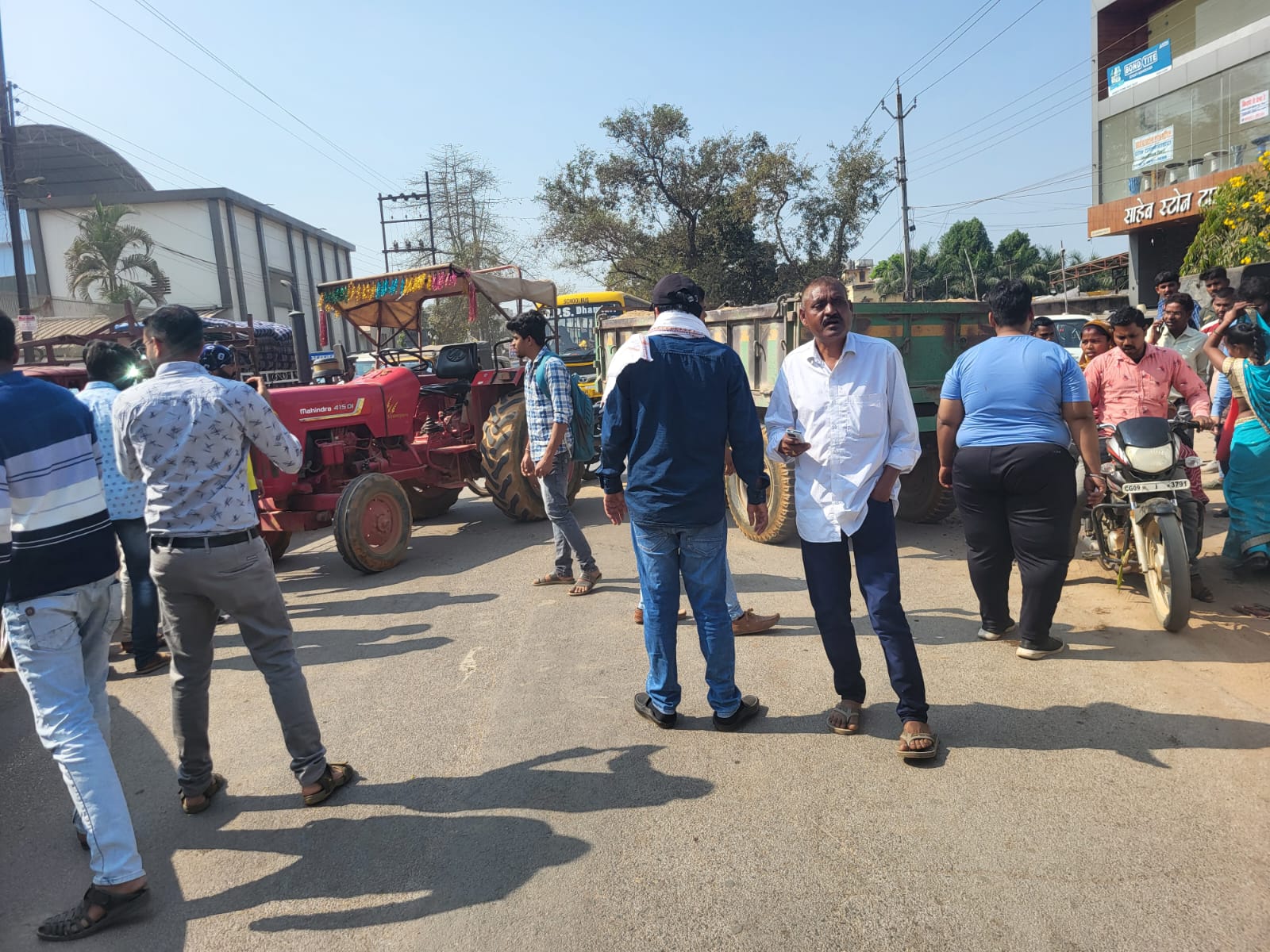 accident in Dhamtari