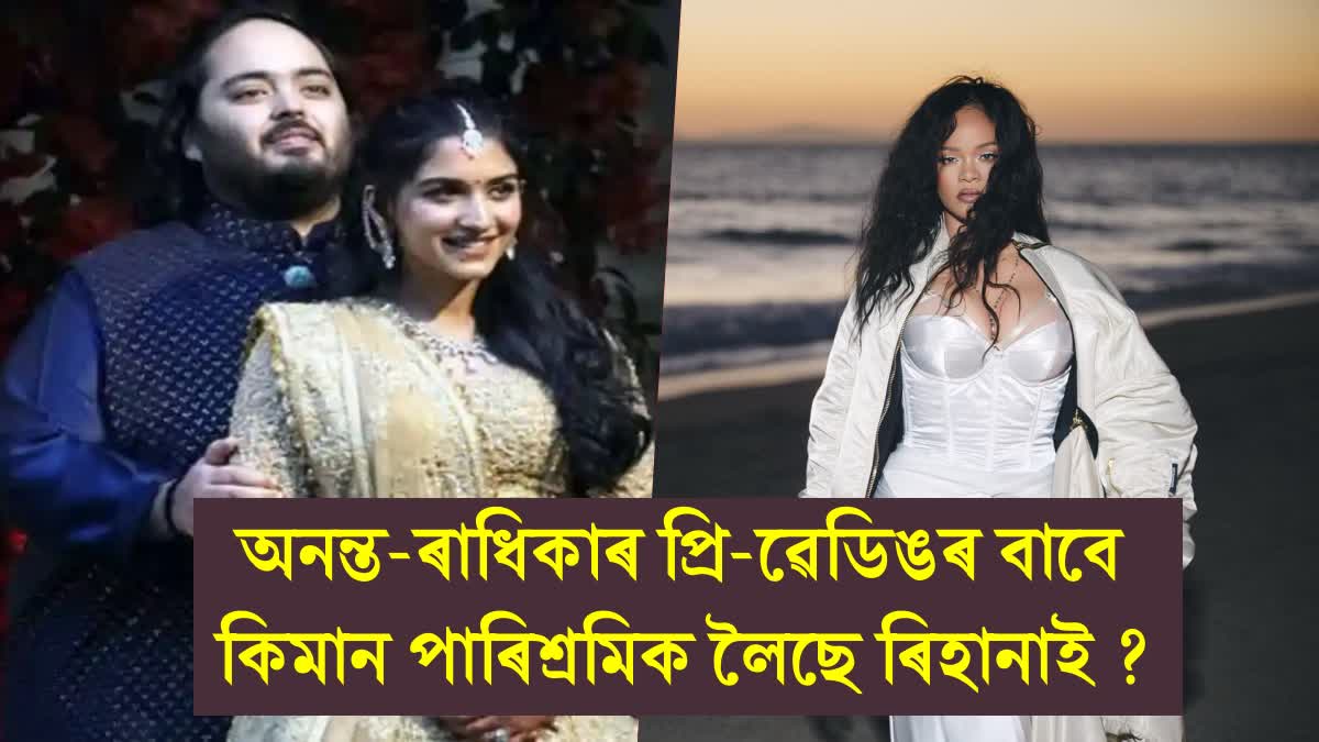 How much did Rihanna charge to perform at Anant-Radhika's pre-wedding?