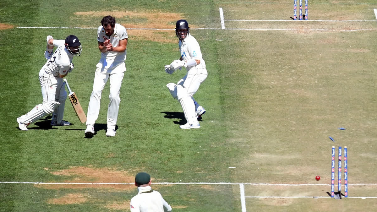 The second day of the first Test between Australia and New Zealand saw a bizarre moment unfold with Kane Williamson walking back to the pavilion due to a mid-pitch collision. He collided with his batting partner while running between the wickets and was run-out after 12 years in his career.