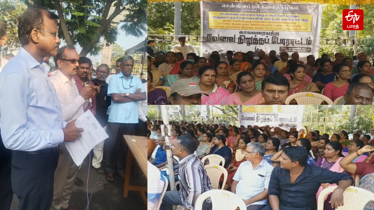 Madras University Professors Strike