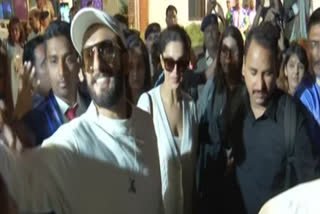 Watch: Ranveer, Deepika Make First Public Appearance after Pregnancy Announcement; Twin in White