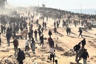 Gaza  ಗಾಜಾ  ಇಸ್ರೇಲ್​ ಸೇನೆಯ ವೈಮಾನಿಕ ದಾಳಿ  Palestinian  Israeli Vs Hamas War