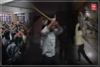 Fight between students in JNU