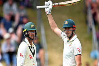 Australia are struggling at 13/2 in their second innings after bundling out the hosts for 179, courtesy of Off-spinner Nathan Lyon's picked four-for on Friday. The visitors have taken 204 run lead, posting commendable total of 383 runs after Cameron Green and Josh Hazlewood forged a 116-run partnership for the last wicket in the first innings.