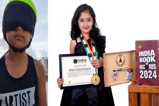 Gujarat Girl Varda Parmar Skates Blindfolded for Record Duration