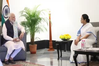 Mamata Banerjee meet PM Modi during his visit to west bengal said no political talk took place