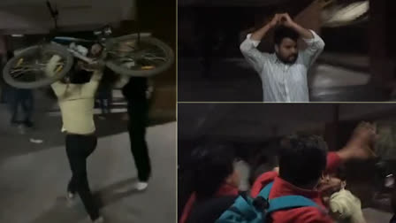 Fight between students in JNU