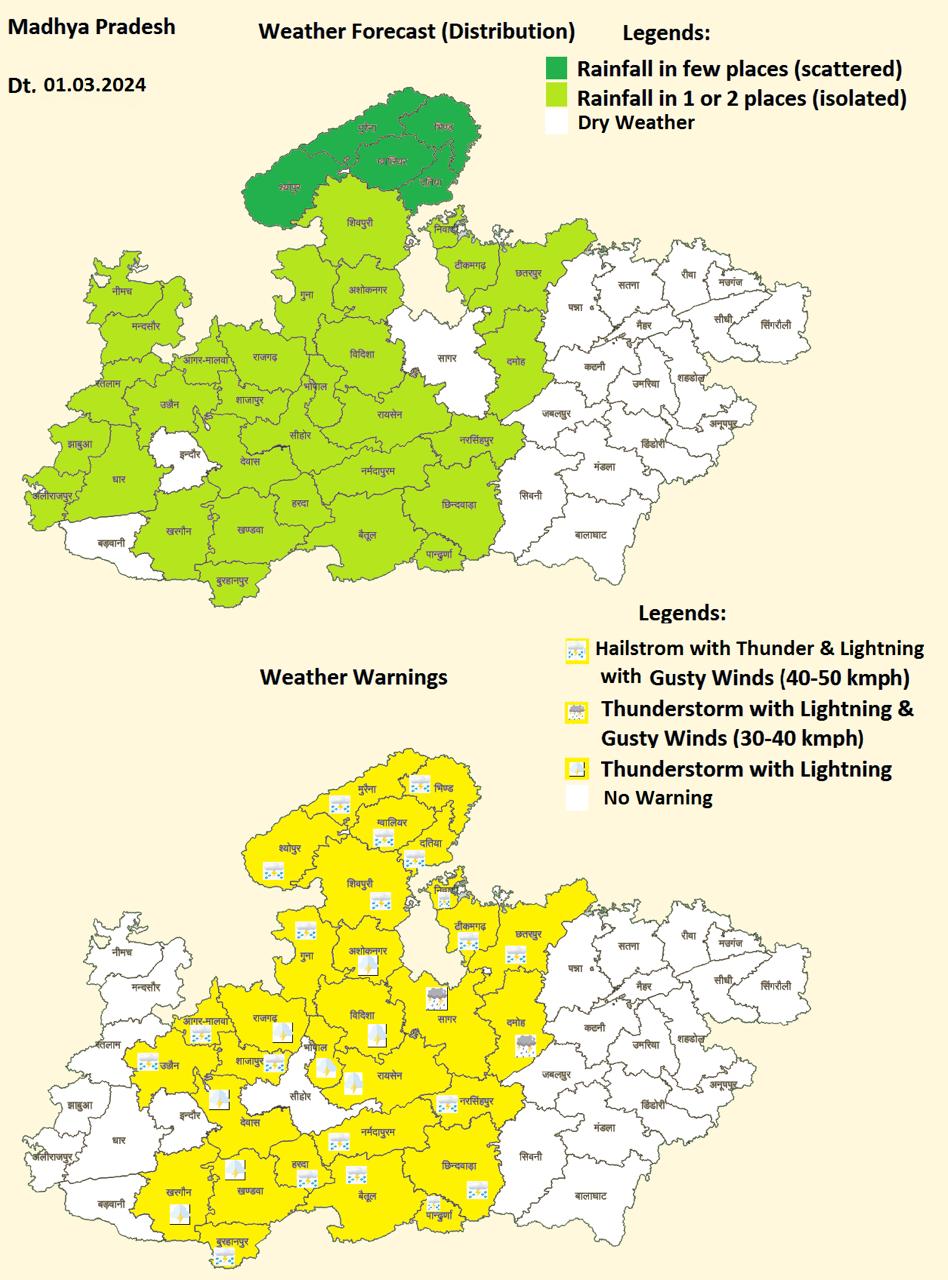 Mp weather update rainfall alert