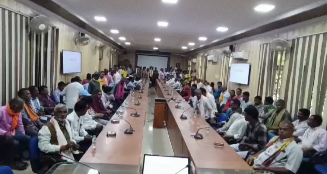 Rajnandgaon Villagers protest