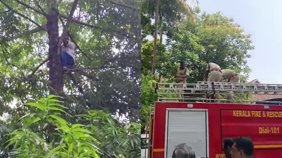 HOUSING BOARD  KERALA  FIRE FORCE  SUICIDE ATTEMPT