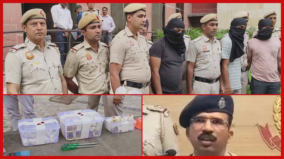 दिल्ली पुलिस ने बड़े चोर गिरोह का किया पर्दाफाश