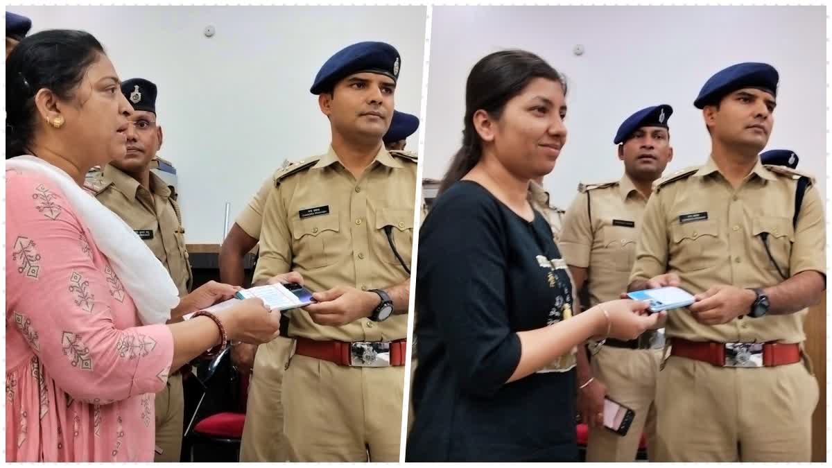 पटना पुलिस ने लौटाया मोबाइल