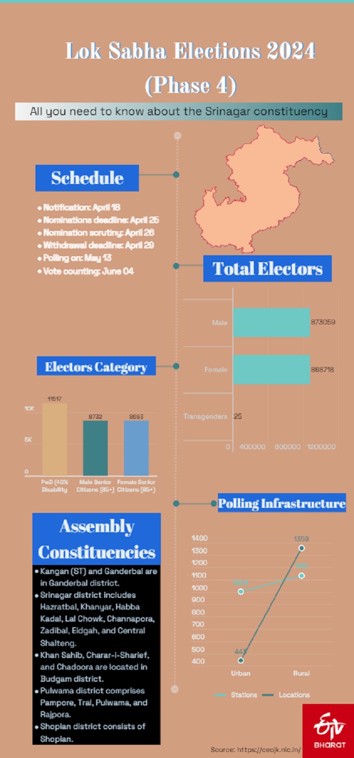 Lok Sabha Election 2024: All You Need to Know About Srinagar Constituency