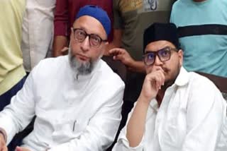 asaduddin owaisi reached Mukhtar Ansari house in Ghazipur and talked to his son Omar in private