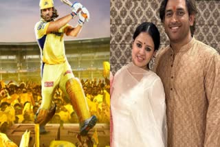 IPL 2024 DC VS  CSK Dhoni Wife Sakhi Singh