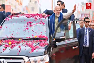 PM Modi road show in chennai