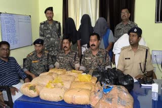 Three arrested with twenty kilos of ganja in Giridih