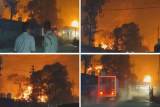 درگ: کیمیکل بنانے والی فیکٹری میں بھیانک آتشزدگی