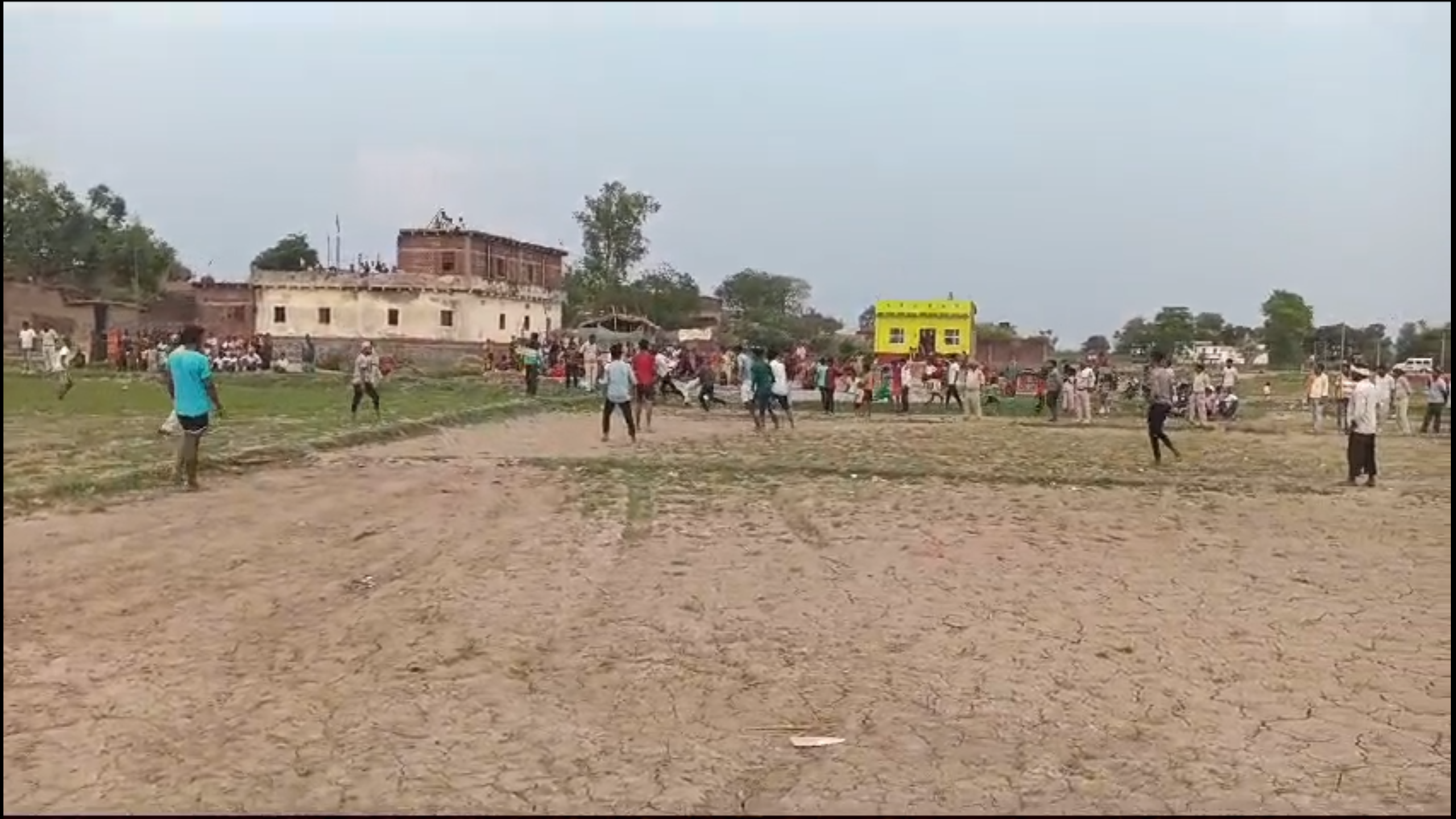रोहतास में फुटबाल मैच.
