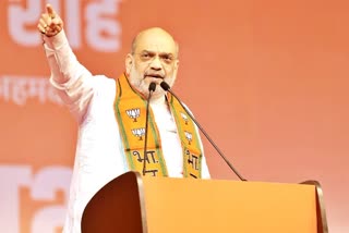 Amit Shah campaigned in support of Hyderabad candidate Madhavilatha