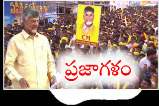 Nara Chandrababu Prajagalam public meeting live from gunturu