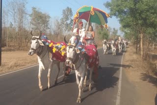 ધરમપુરના વરરાજાની અનોખી જાન