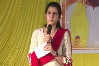 Nara Brahmani election campaign in Hindupuram