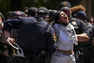 New York police arrest hundreds of protesters on Columbia University campus