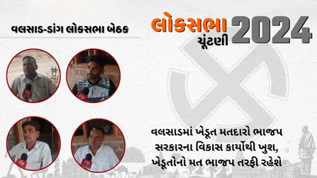 વલસાડમાં ખેડૂત મતદારોને ભાજપ સરકારે ખાતામાં પૈસા નાખ્યા, માટે ખેડૂતોનો મત ભાજપ તરફી રહેશે