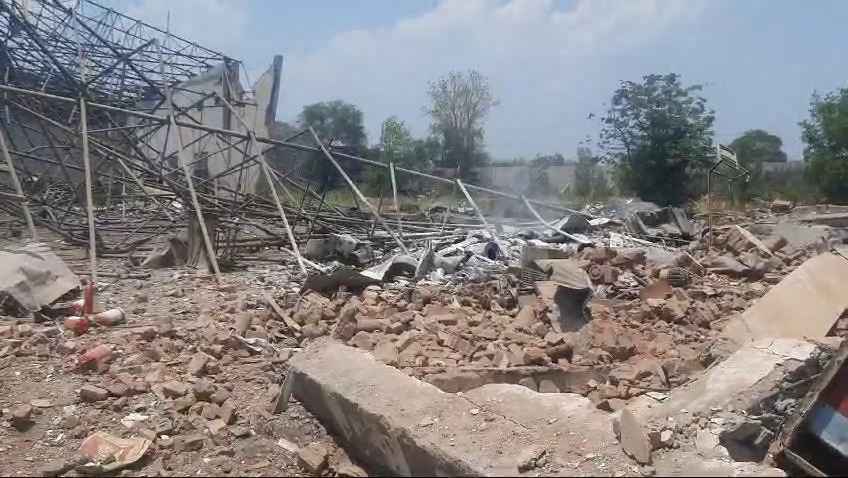 Jabalpur scrap warehouse explosion