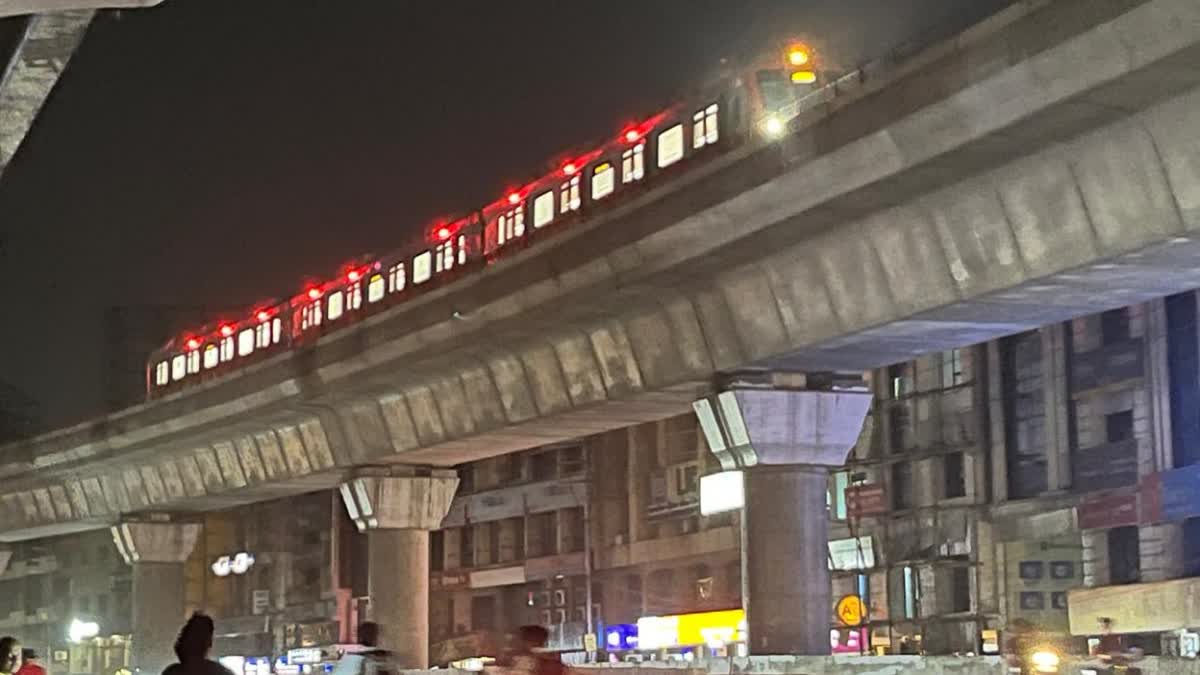 Bhopal Metro train trial