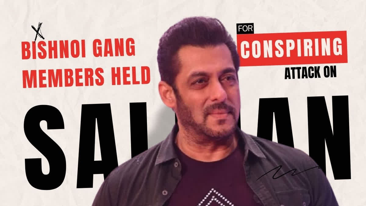 Navi Mumbai police thwarted a plot by the Bishnoi gang to target superstar Salman Khan, arresting four alleged shooters. Earlier, two assailants fired outside Khan's Bandra home in Mumbai.