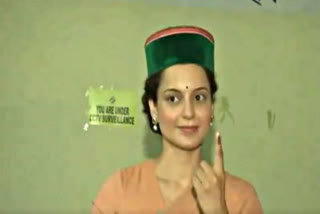 Kangana Ranaut Votes in Mandi, Exudes Confidence In "Modi Wave" for BJP Victory