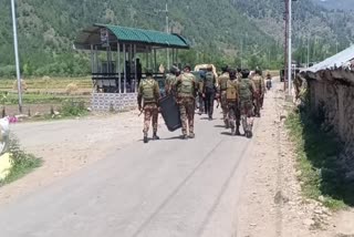 Search operation underway in Tral area of South Kashmir Pulwama district on May 22, 2024