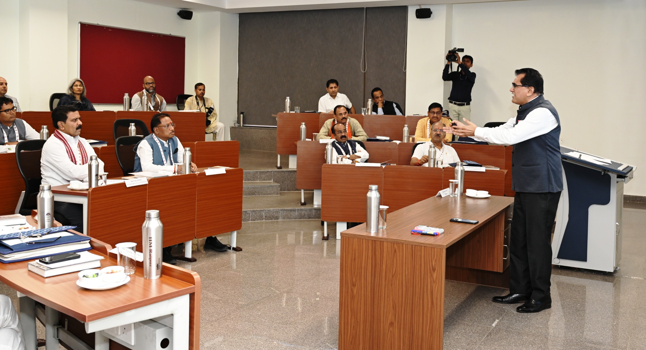 CM Sai in the workshop of Chintan Shivir