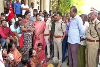 Hospital negligence allegation parents protest
