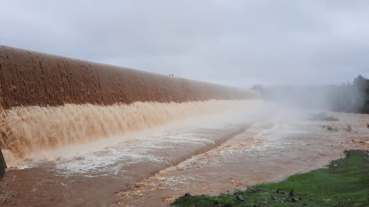 Tapi Rain : તાપી જિલ્લાનો ઐતિહાસિક ડોસવાડા ડેમ ઓવરફ્લો, સપાટીથી બે ફૂટ ઉપરથી પાણી જઈ રહ્યું