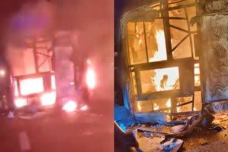 Twenty-five people died after a bus travelling from Maharashtra's Yavatmal to Pune caught fire in Buldhana on the Samruddhi Mahamarg Expressway. The incident happened around 2 am on Saturday. "25 bodies are extracted from the bus. A total of 33 people were travelling on the bus.