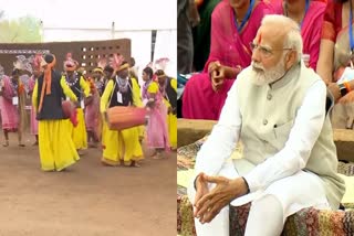 PM Modi watches a cultural event